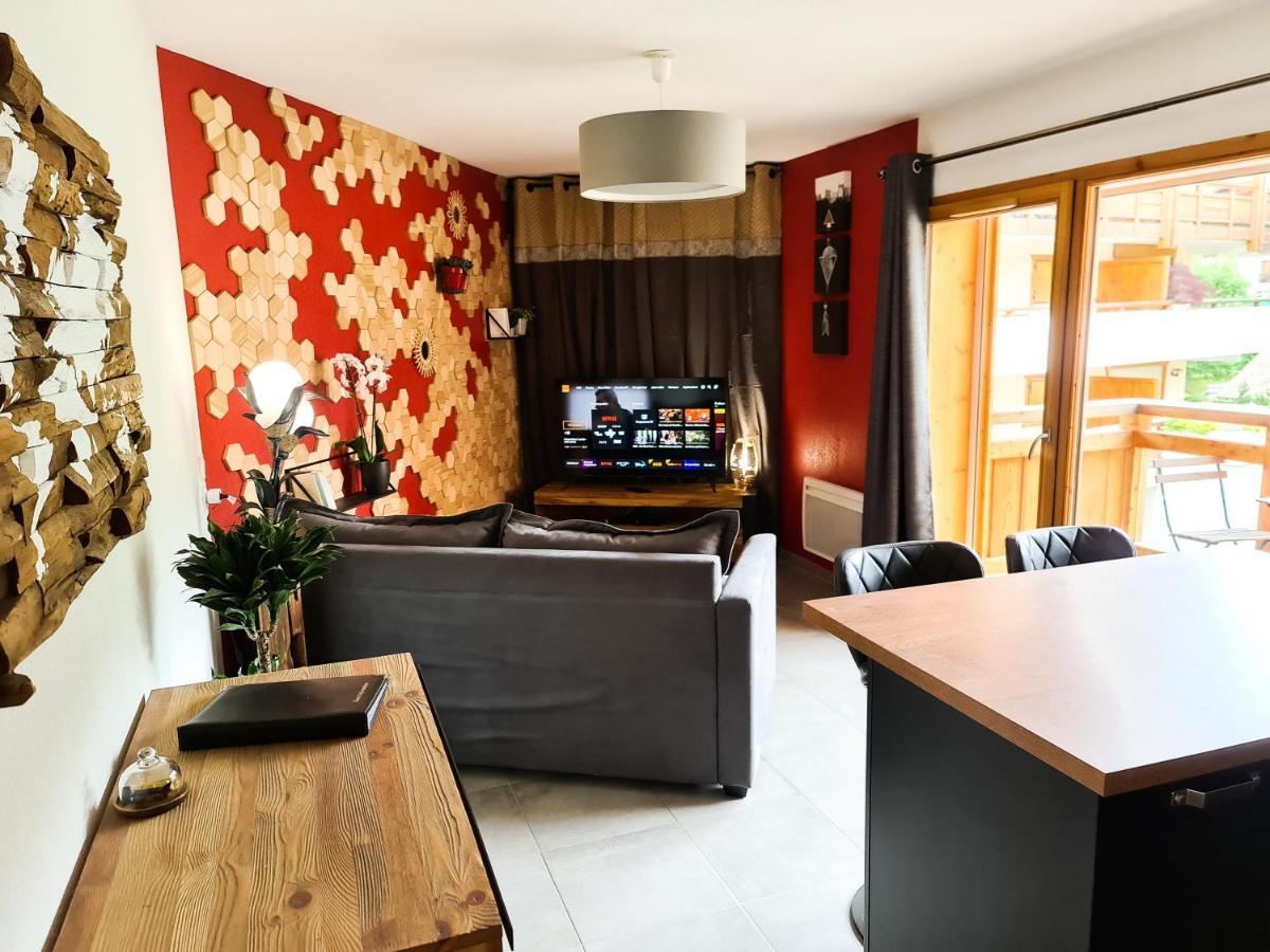 Studio Primeveres - Centre Village - Aravistour 圣简德斯科特 外观 照片